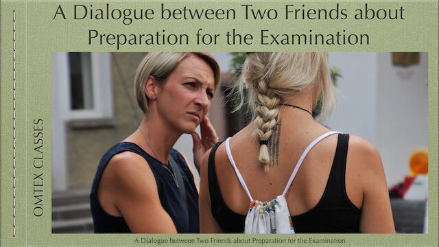 dialogue with two friends