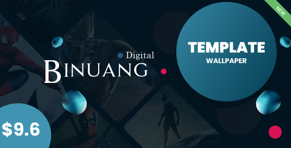 Binuang Digital - Blogger Template for Blog Download