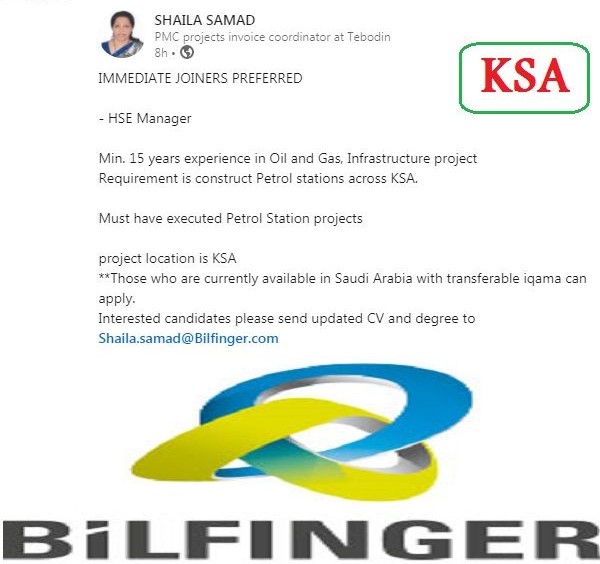 HSE Insider ( 13 ) HSE/EHS/SAFETY JOB VACANCIES/OPPORTUNITIES