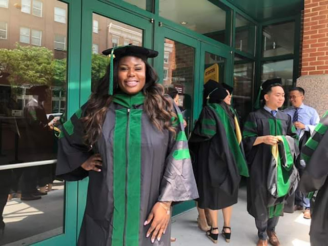 Photos: Daughter of Nigerian Literary Critic, Ikhide Ikheloa becomes the first Medical Doctor in her entire family