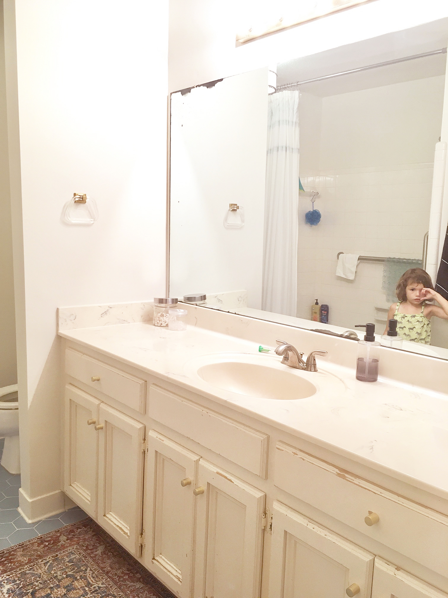 Goodbye, Pine Cabinets!, Bathroom Progress Report, ORC Week 5 - Small  Stuff Counts