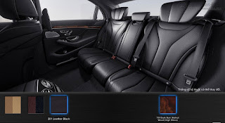 Màu nội thất Mercedes S450 L 2018 Nội thất Mercedes S450 L 2018 màu Nâu Nut 214