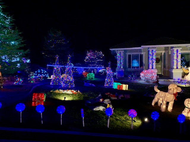 Christmas light displays