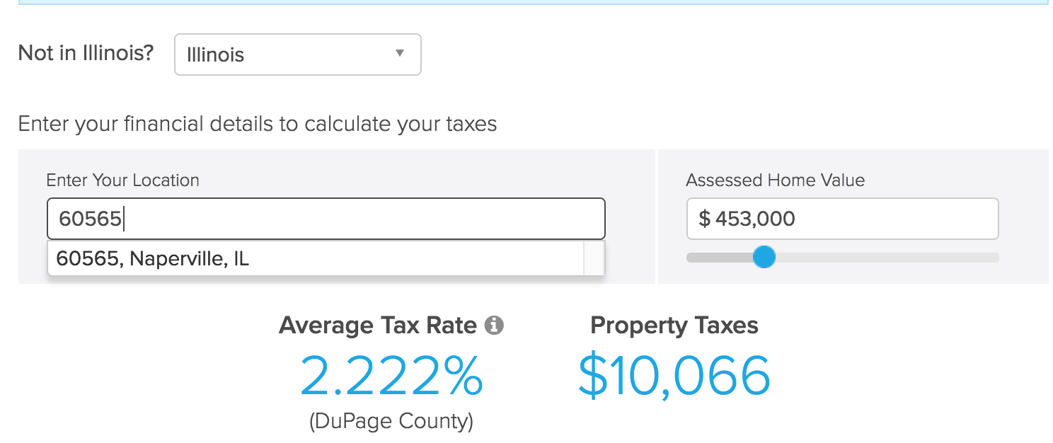 Cold Fusion Guy The sad state of Illinois Property Taxes