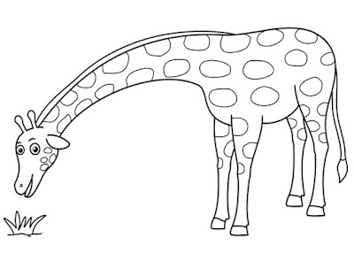 Gambar Mewarnai Binatang Jerapah Collection Images