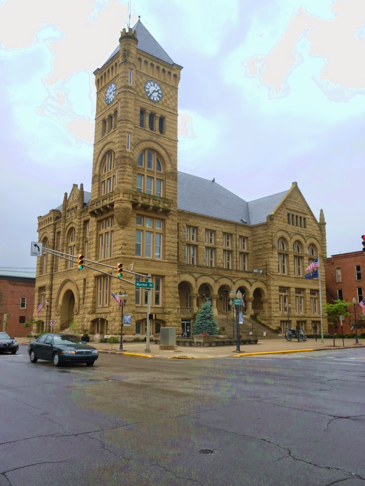 seniors walking across america POST 1344; JUNE 11, 2014; BLUFFTON, INDIANA