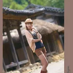 Kang Yui Sexy in Short Foto 3