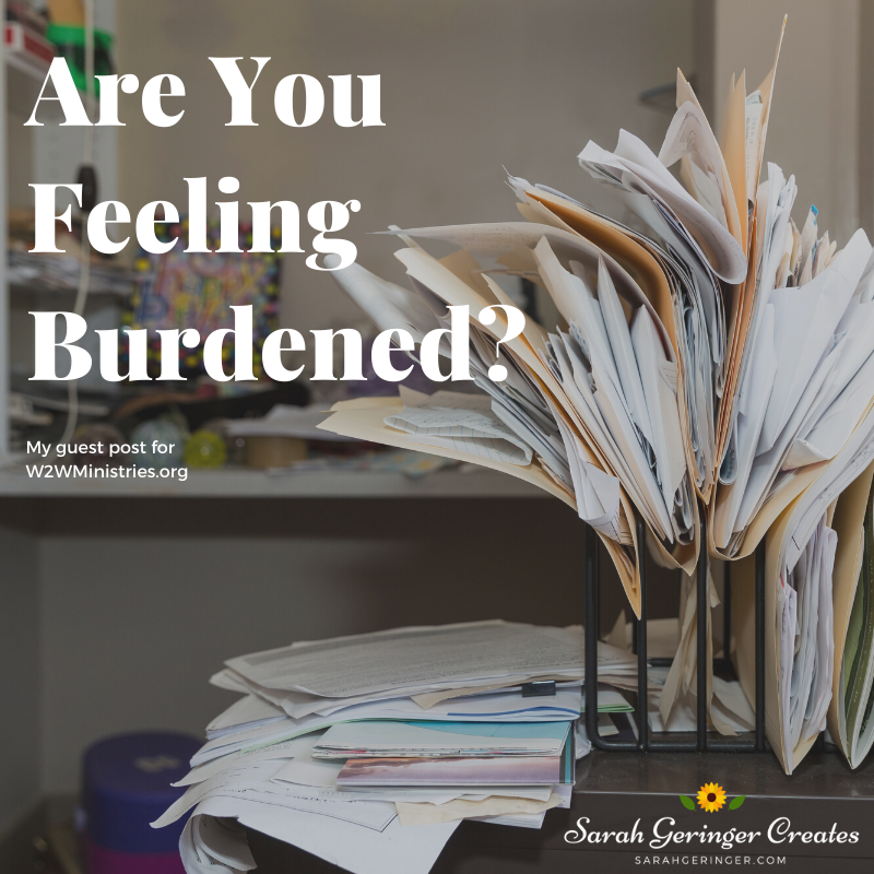 Woman to Woman Are You Feeling Burdened?