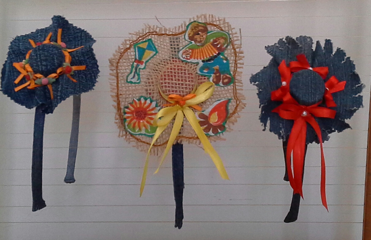 Fuxicrochêteria Tiaras artesanais para Festas Juninas