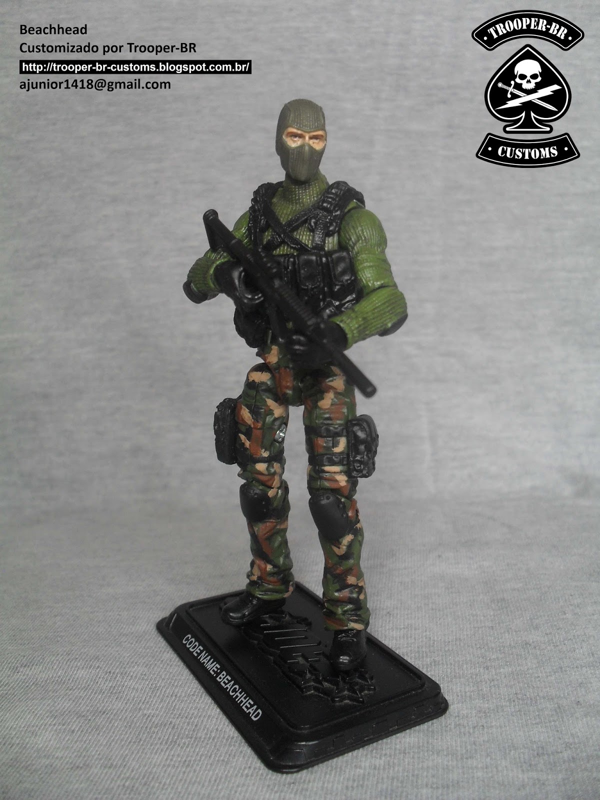 Gi joe Custom Action Figures GI JOE BEACHHEAD
