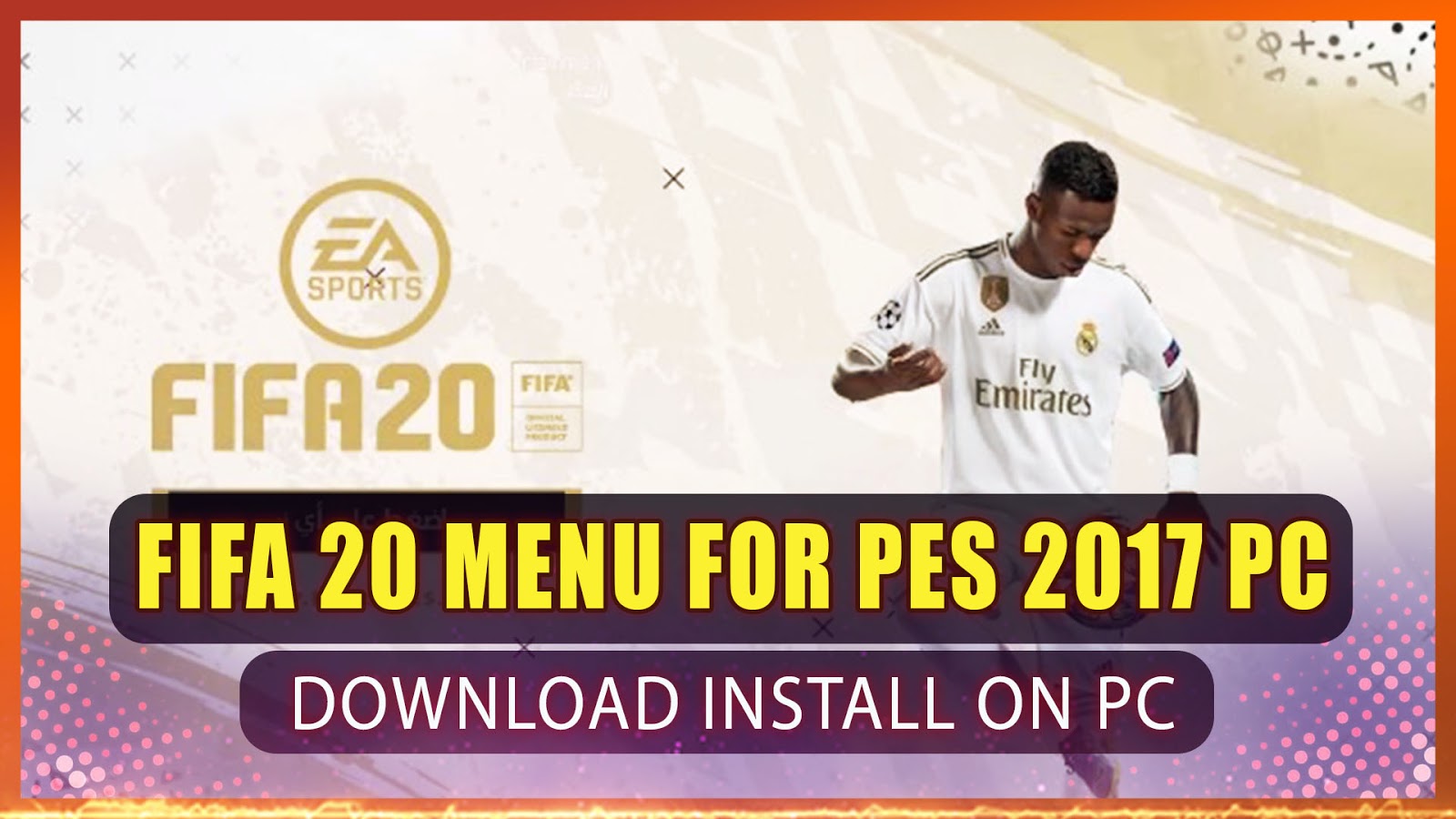 Pes 2017 Fifa 20 Golden Black Graphics Menu Download Install On Pc