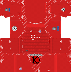 FC Bayern Munich 2019/2020 Kit - Dream League Soccer Kits