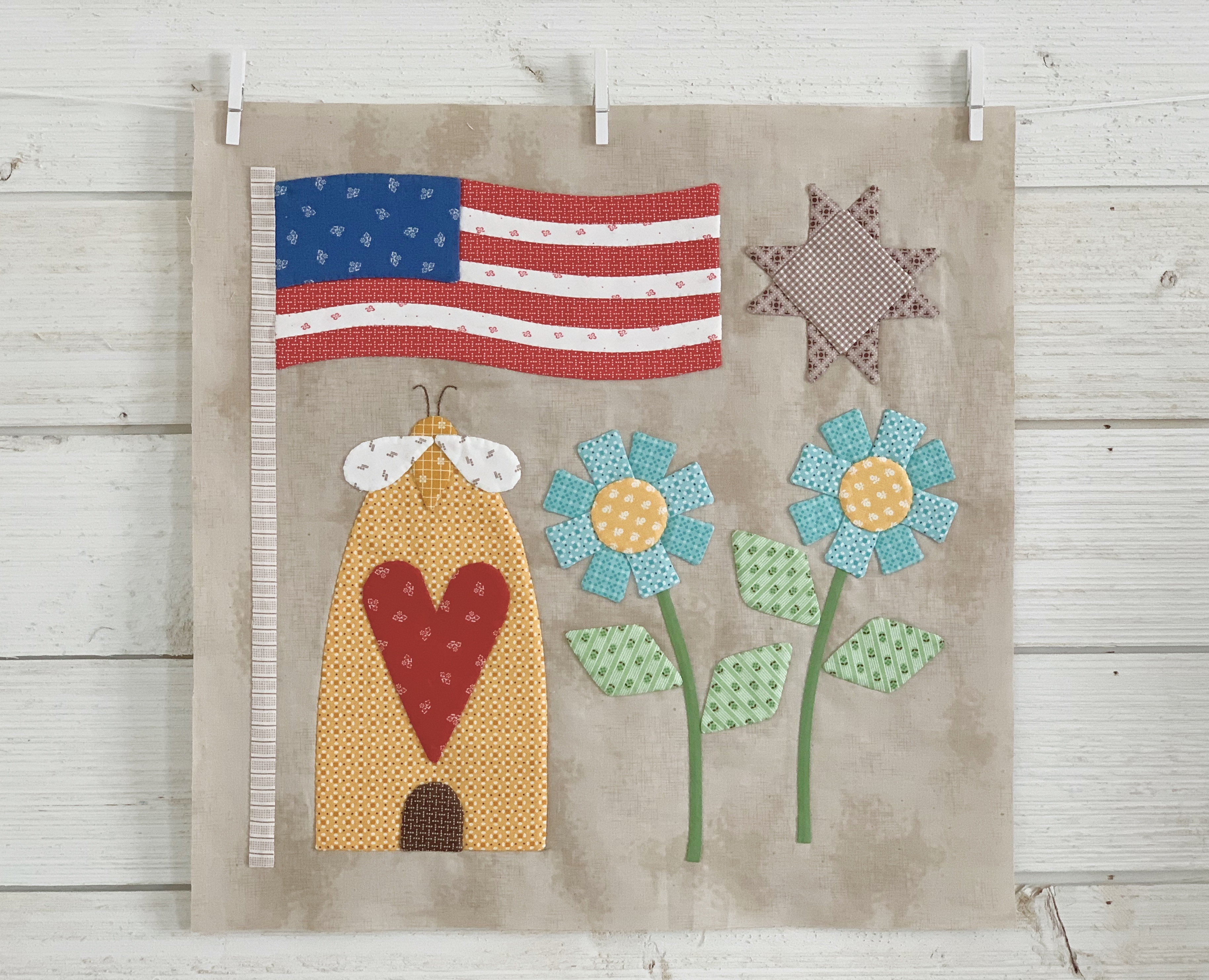 Sew simple shapes