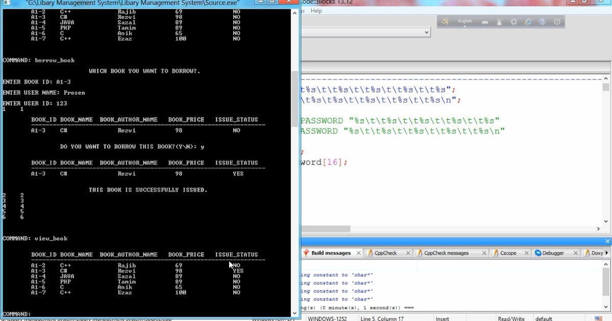 Qaium's IT Demonstration: Library Management System In code C ...