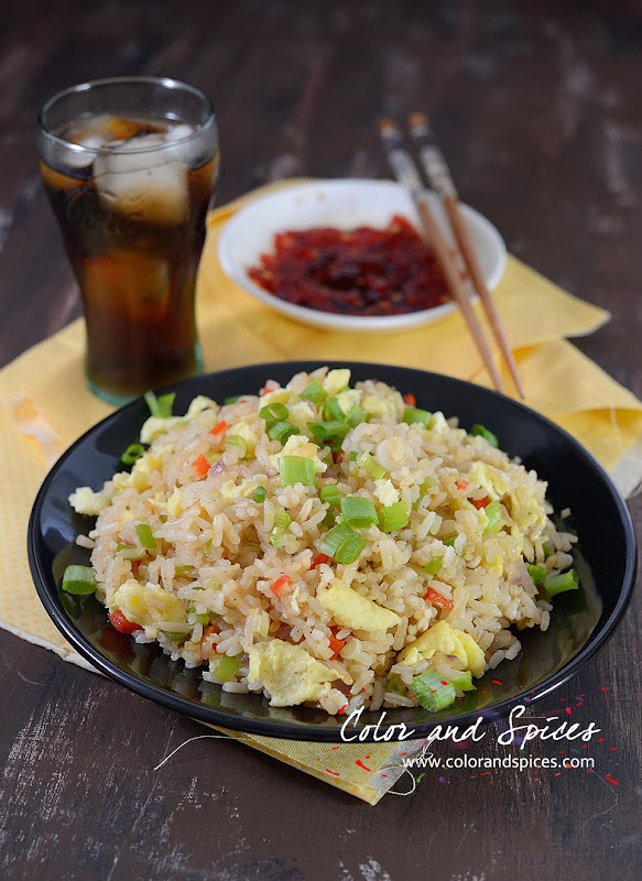 Color and Spices: Fried rice...