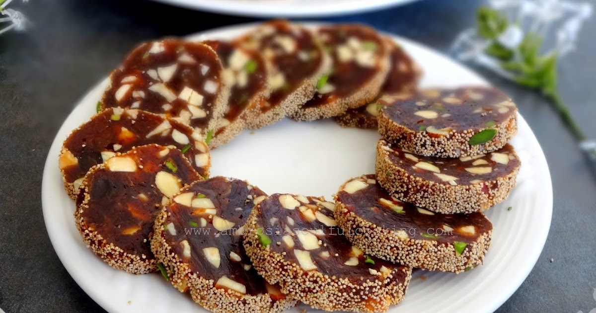 Ambrosia Date Rolls Sugar free and Healthy