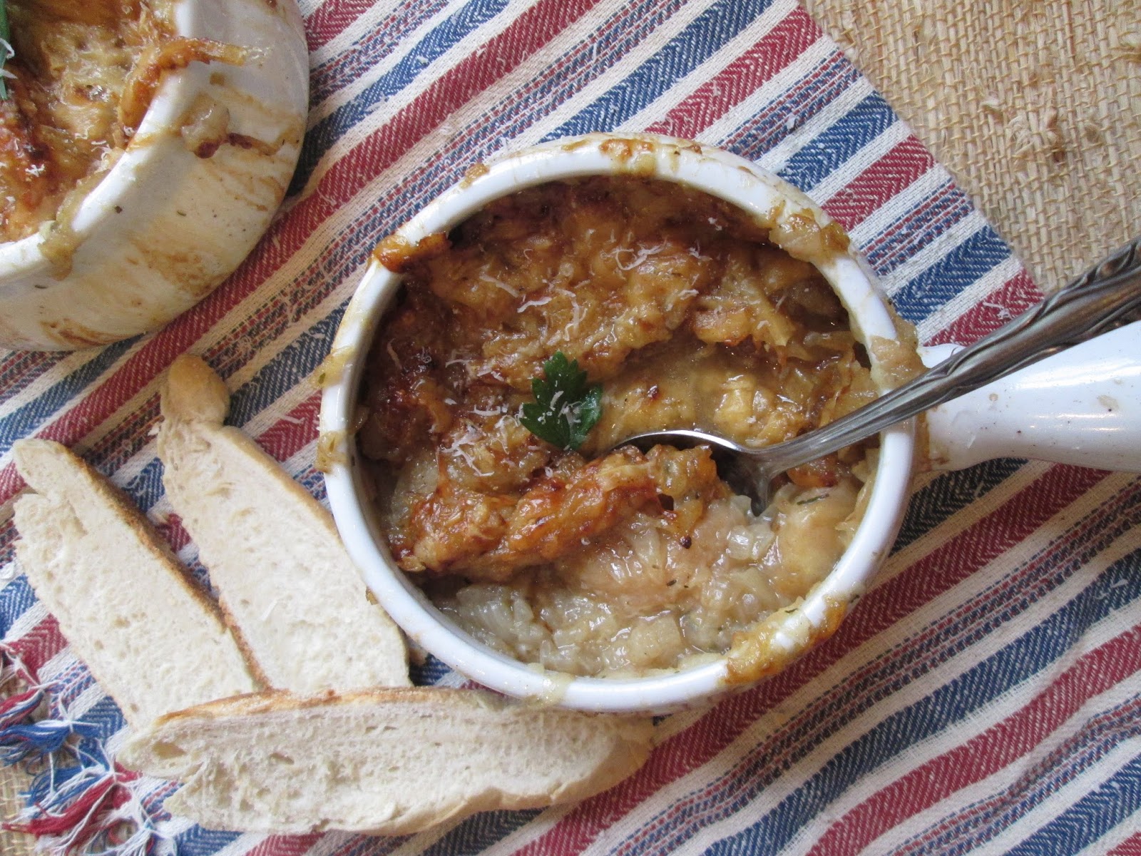 Stirring the Pot Jacques Pepin's Onion Soup LyonnaiseStyle {French