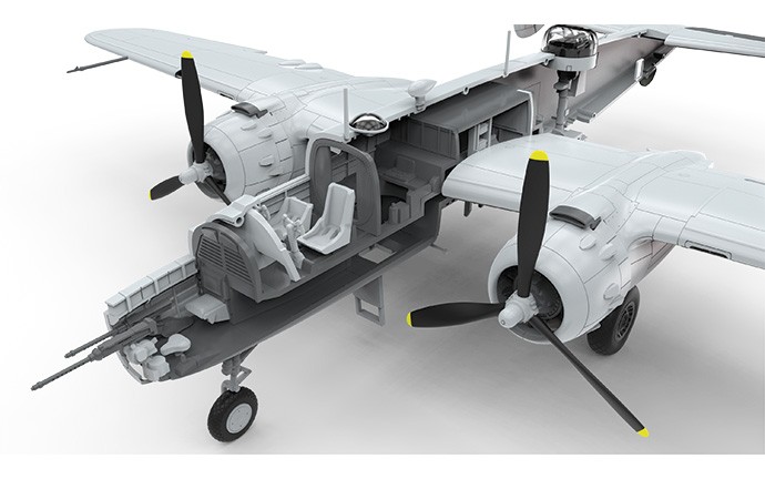 Airfix North American B 25 B C Mitchell Renders