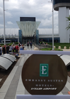 Where in the world of Northern Virginia is the Embassy Suites Dulles Airport sign?