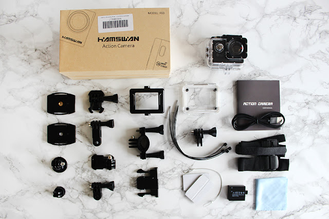 Hamswan F60 Waterproof HD action camera #giveaway