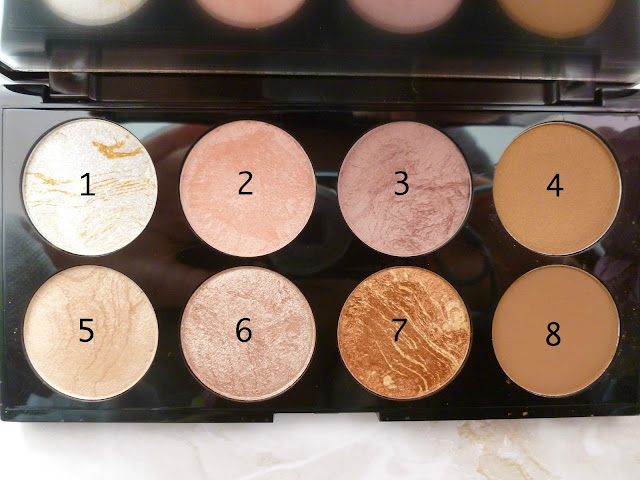 Makeup Revolution Ultra Blush And Contour Palette In Golden Sugar 