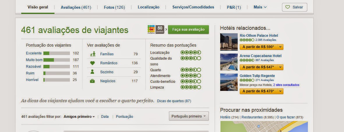 site do TripAdvisor site do TripAdvisor