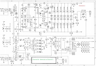 Schematic Diagrams: Staner uPA8000 Amplifier 1600Watts RMS – Circuit