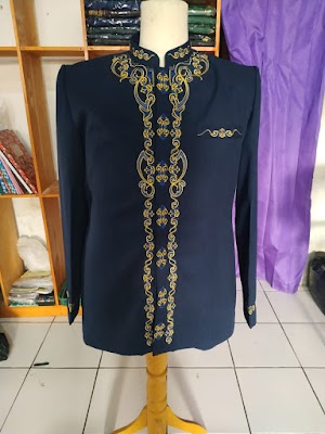 Jasko Kancing Tutup JT 12 Navy Jasco Tasik Jasko Kancing Tutup JT 12 Navy Jasco Tasik