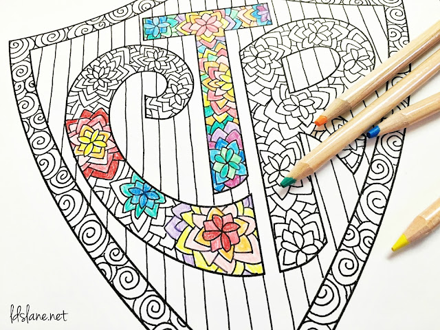 CTR Coloring Page by LDS Lane