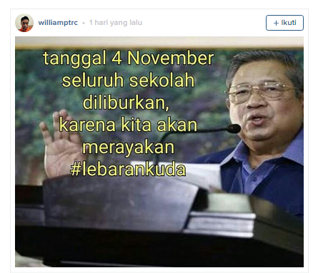 Mendadak Viral, Ini dia Meme Lebaran Kuda Ala SBY yang Jadi Bahan Obrolan Netizen Mendadak Viral, Ini dia Meme Lebaran Kuda Ala SBY yang Jadi Bahan Obrolan Netizen