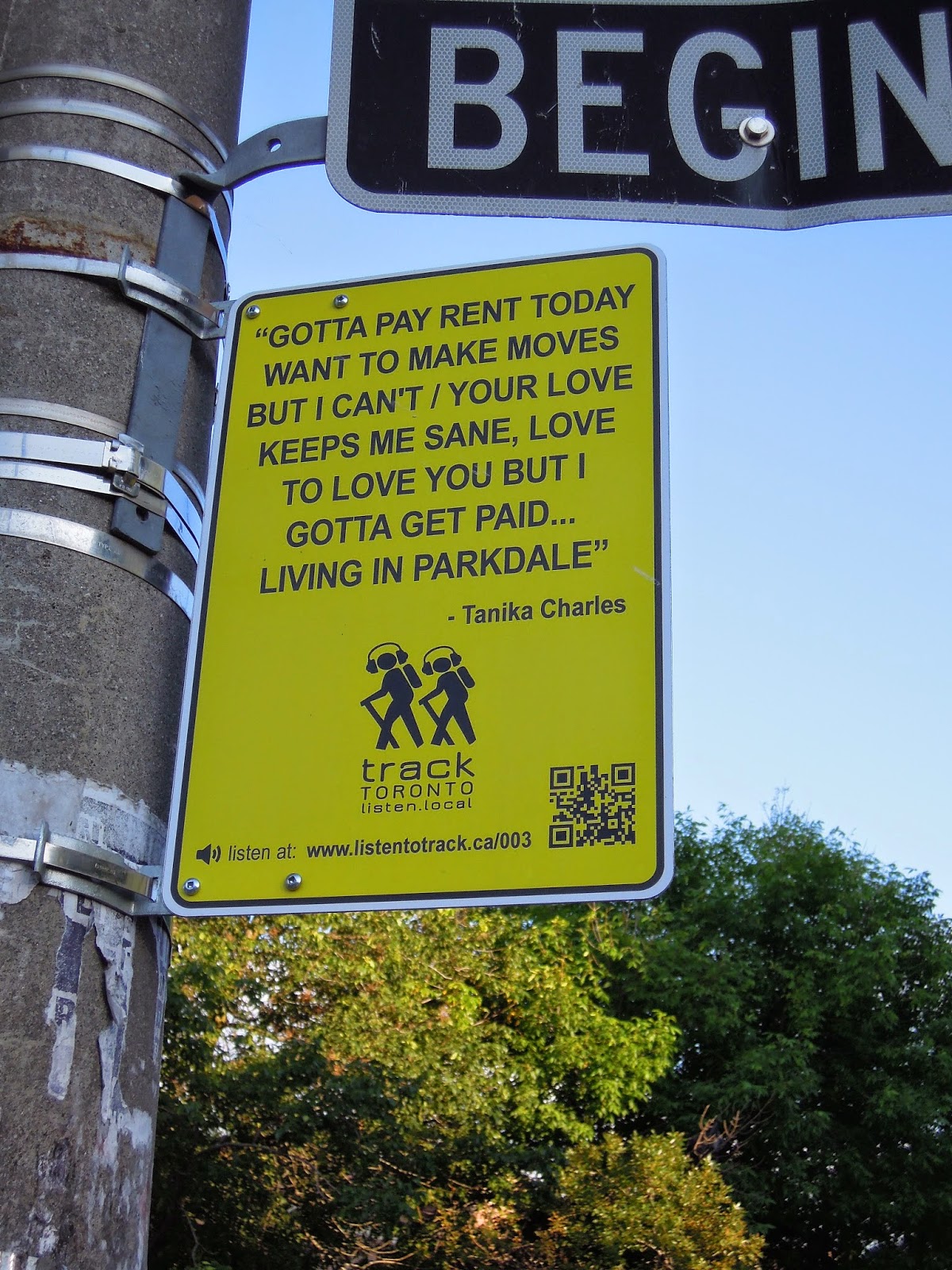 Go in peace, not to pieces Living (and visiting).in Parkdale (Toronto