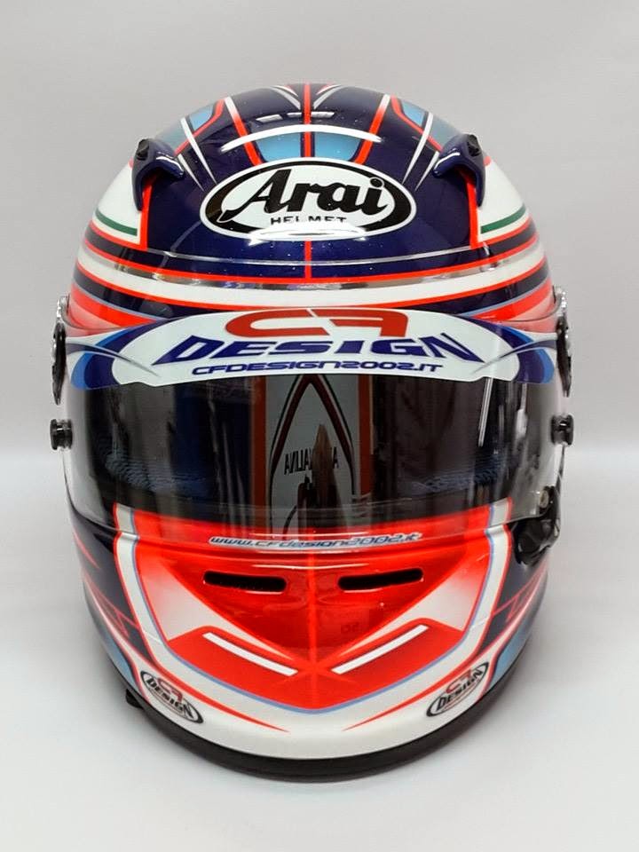 Racing Helmets Garage Arai CK6 C.Meloni 2014 by CF Design