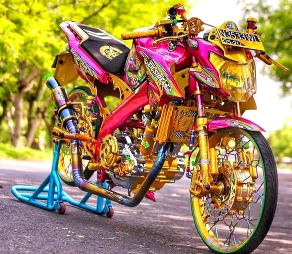 Trik Murah Modifikasi Vixion Sederhana Tapi Tetap Keren