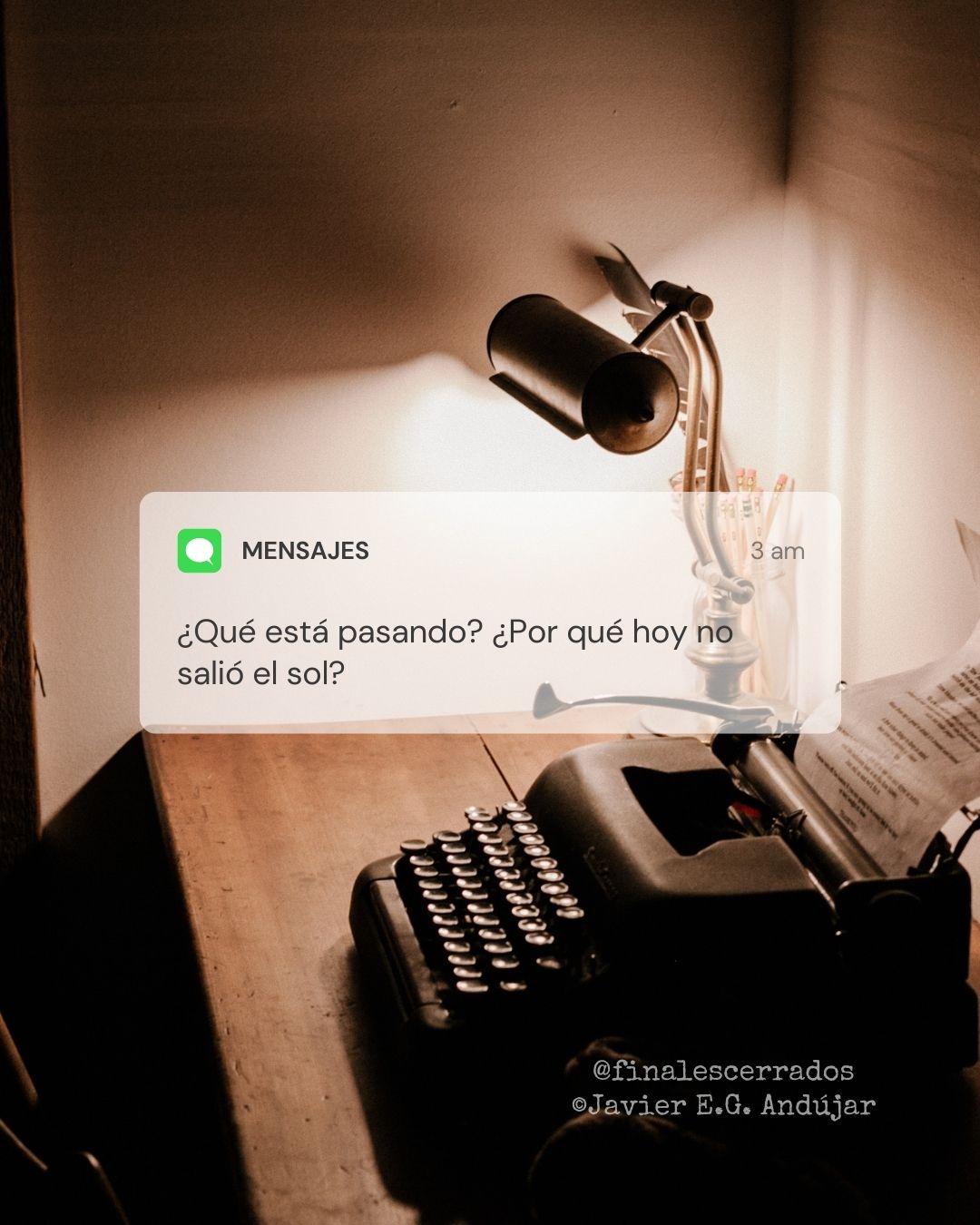 ¿Qué está pasando? ¿Por qué hoy no salió el sol?