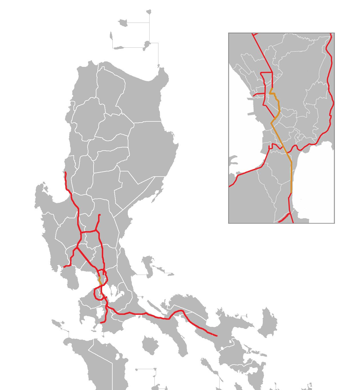 Metro Manila Skyway Map 