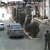 Impressionante explosão de gás em uma rua no Irã