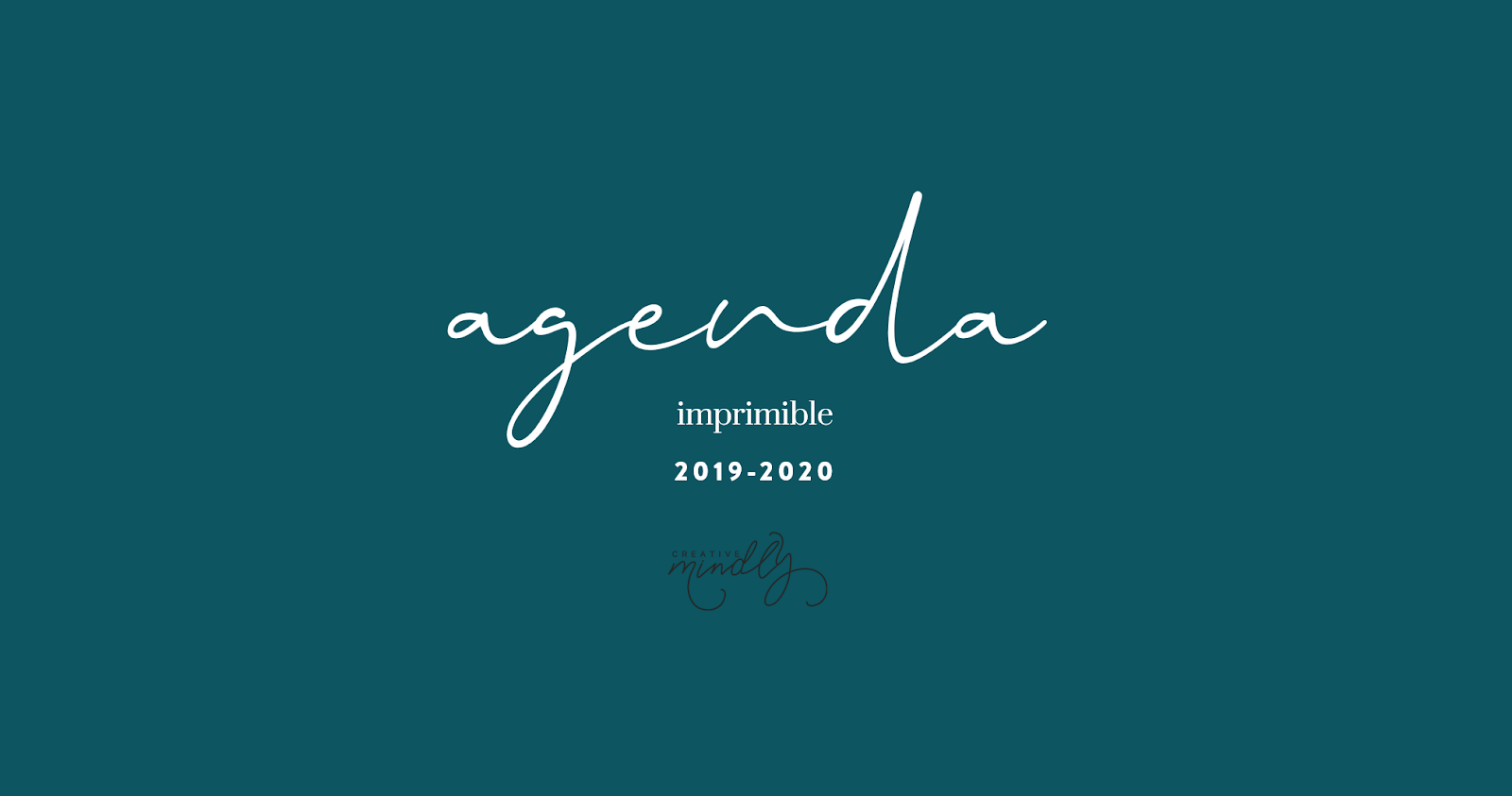 Agenda dietario 2020 lista para imprimir