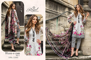 Royal Designer Husn E Zan vol 1 Cambric Pakistani Suits