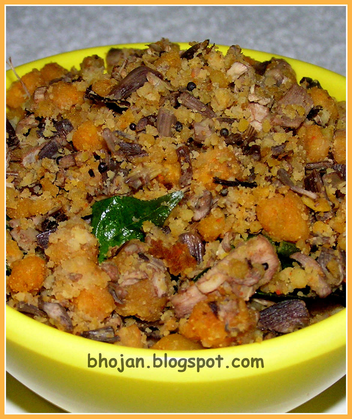 Bhojan Banana Flower Paruppu Usili