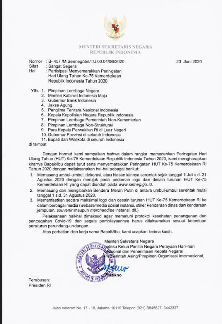 Undangan 17 Agustus 2020 - Gambar Ngetrend dan VIRAL