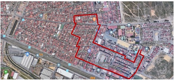 Horarios e Itinerarios de la procesión extraordinaria de los Dolores de Torreblanca de Sevilla Horarios e Itinerarios de la procesión extraordinaria de los Dolores de Torreblanca de Sevilla