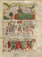 Ilustração do códice Calixtinus Calixtinus.