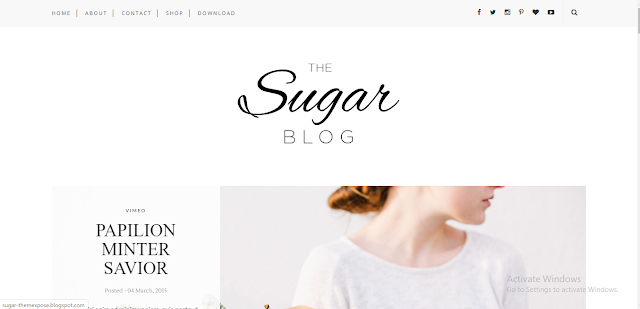 Sugar Blogger Template