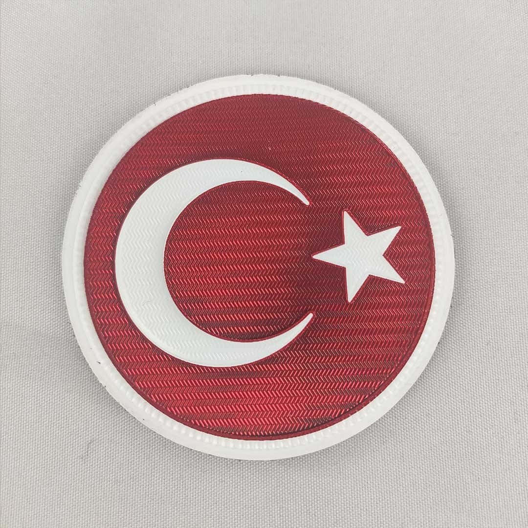Turk Bayragi Yuvarlak Resimleri