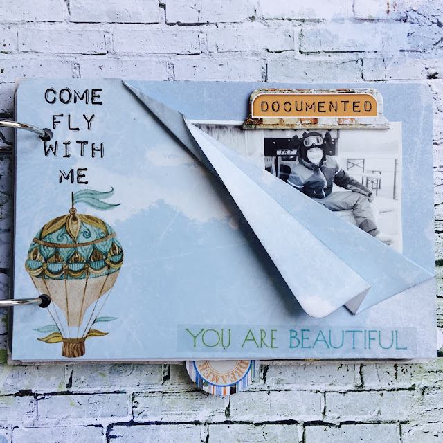 Boy Misc Me Mini Album by Angela Tombari using BoBunny Life In Color Collection Boy Misc Me Mini Album by Angela Tombari using BoBunny Life In Color Collection