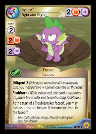 My Little Pony Spike, Fight and Flight Friends Forever CCG Card