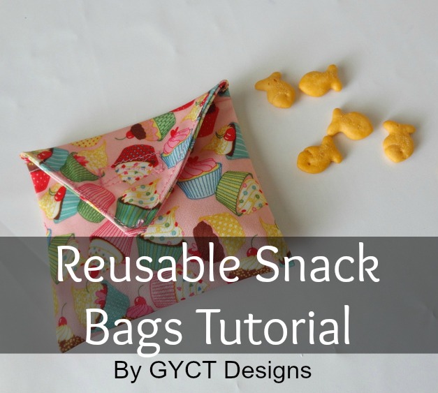 DIY Reusable Snack Bags Pattern and Tutorial Sew Simple Home
