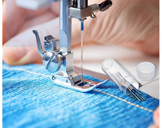 What size of needle used in tshirt stitching?