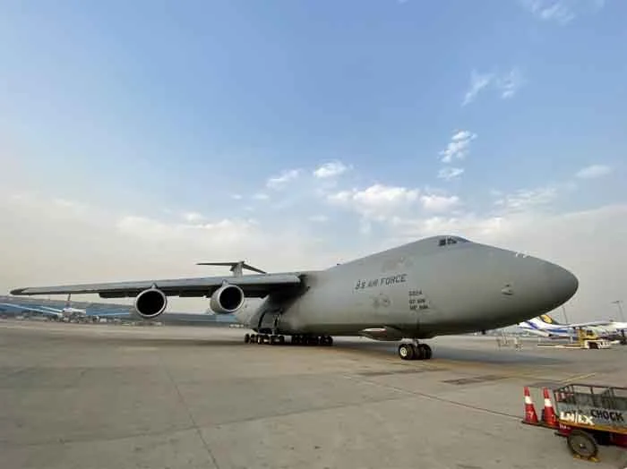 New Delhi, News, National, COVID-19, Help, Flight, Airport, First emergency Covid-19 aid supplies arrive at Delhi airport from US