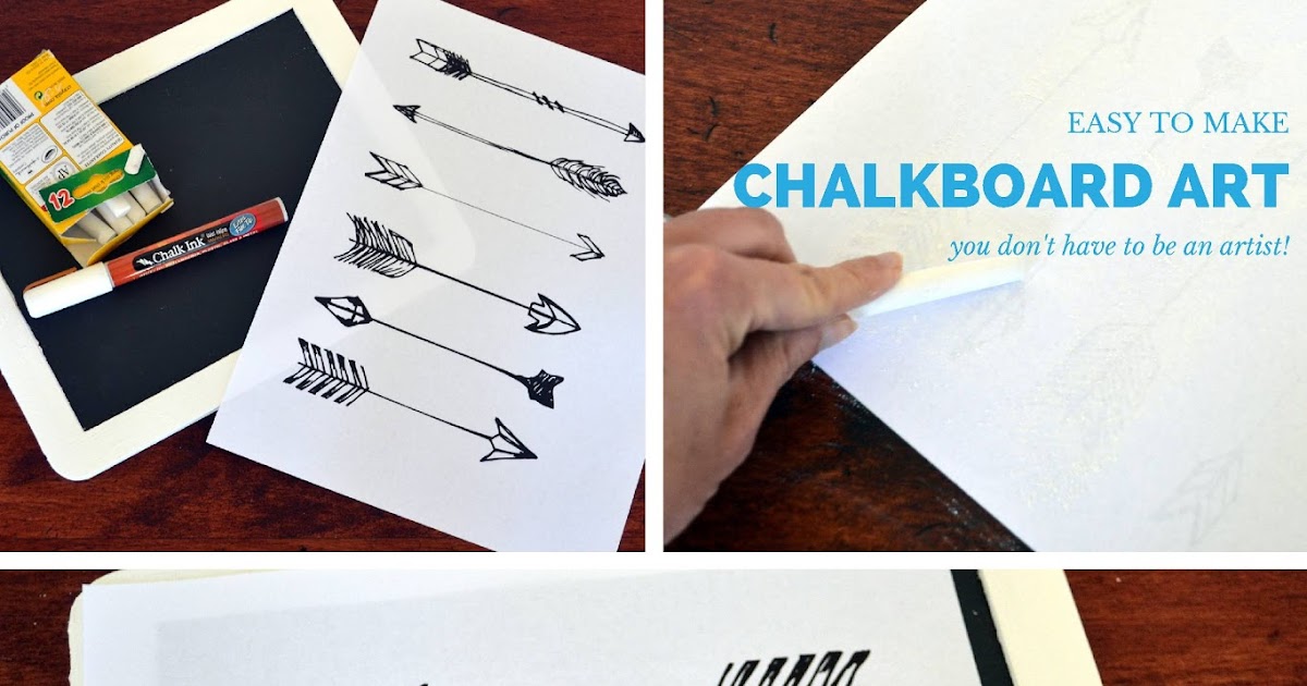 Easy chalkboard art tutorial